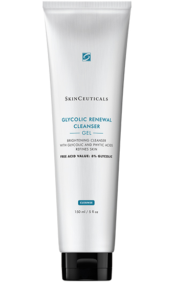 Glycolic Renewal Cleanser:  Le gel nettoyant exfoliant quotidien cible les peaux ternes et rugueuses pour un teint clair et lumineux